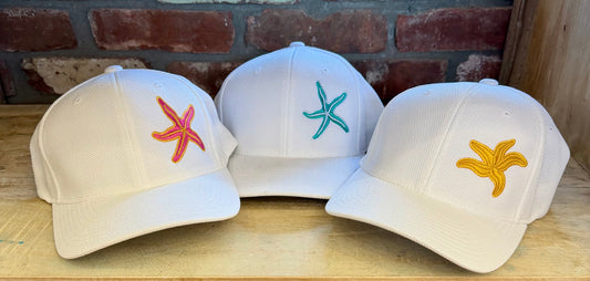 Embroidered Prancing Starfish Hat