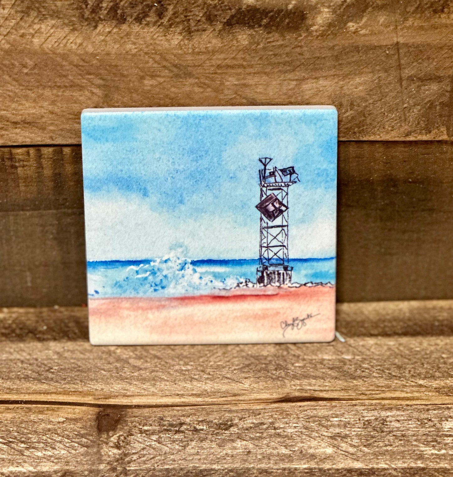 Square Coaster by Cheryl Zapata Art