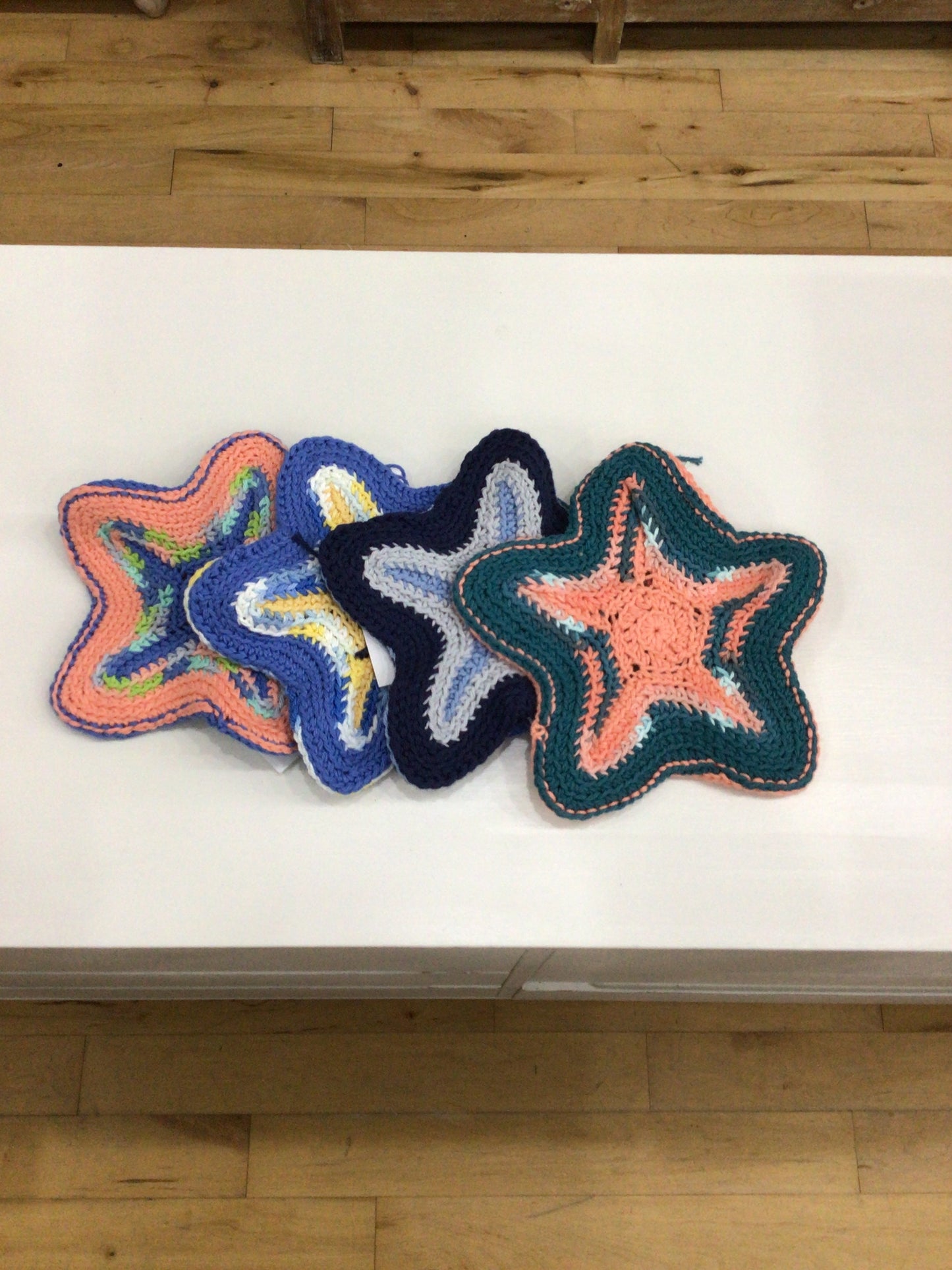 Hand Crocheted Starfish Trivet