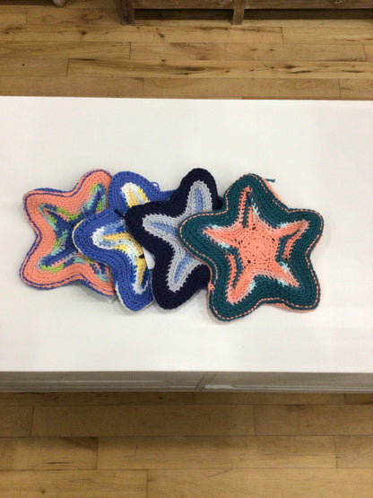 Hand Crocheted Starfish Trivet
