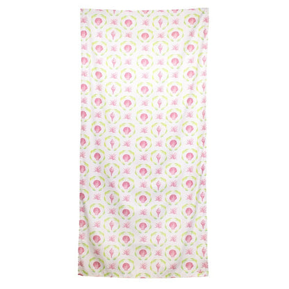 Pink Lilly/Lime Brighton Terrace Beach Towel 34x70