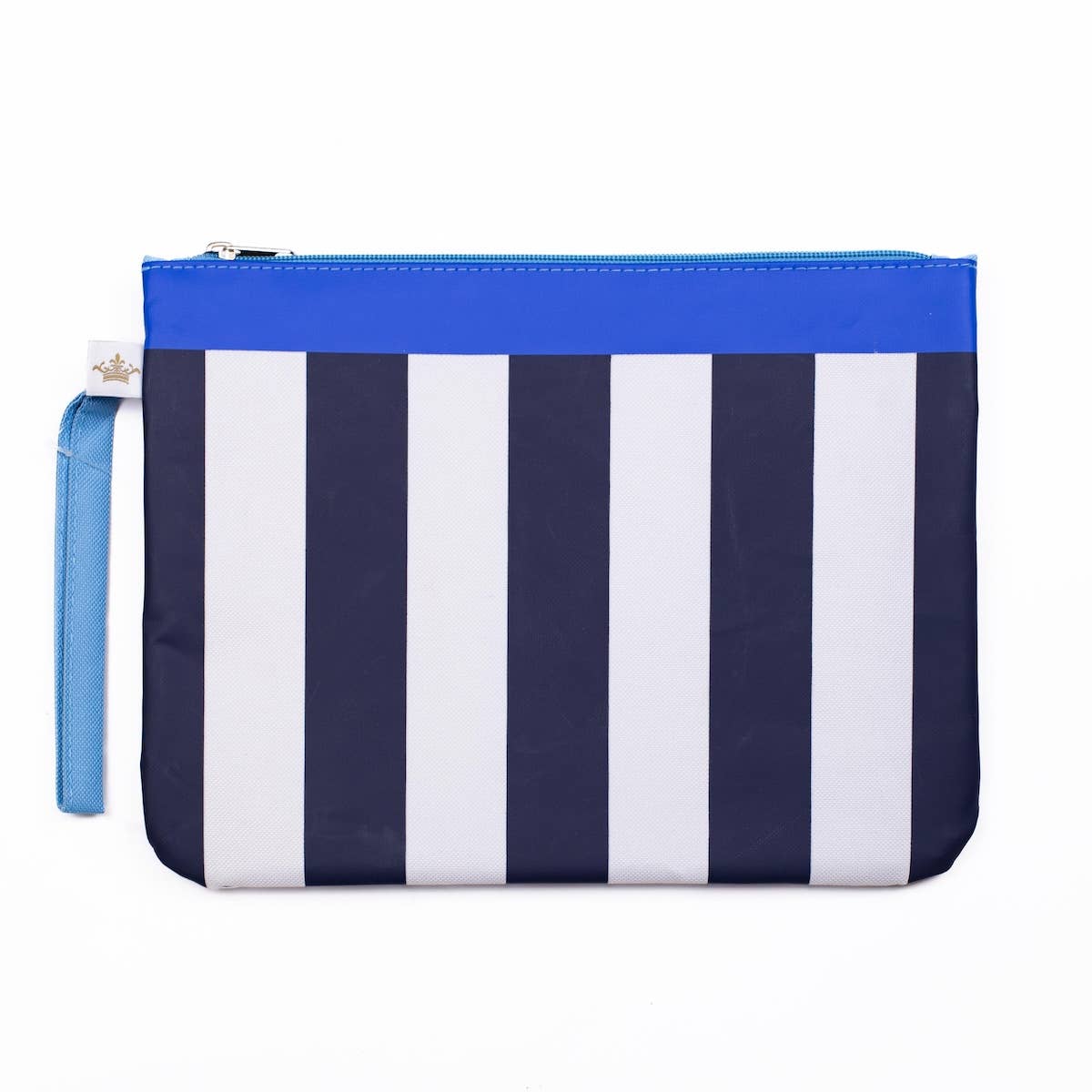 San Blas Stripe Wet/Dry Bag   Navy/Palace   12x9