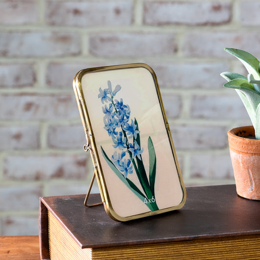 4x6 Ant. Brass Photo Frame