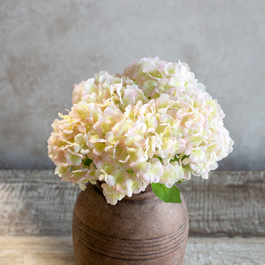 10" Pink Mini Hydrangea Bunch