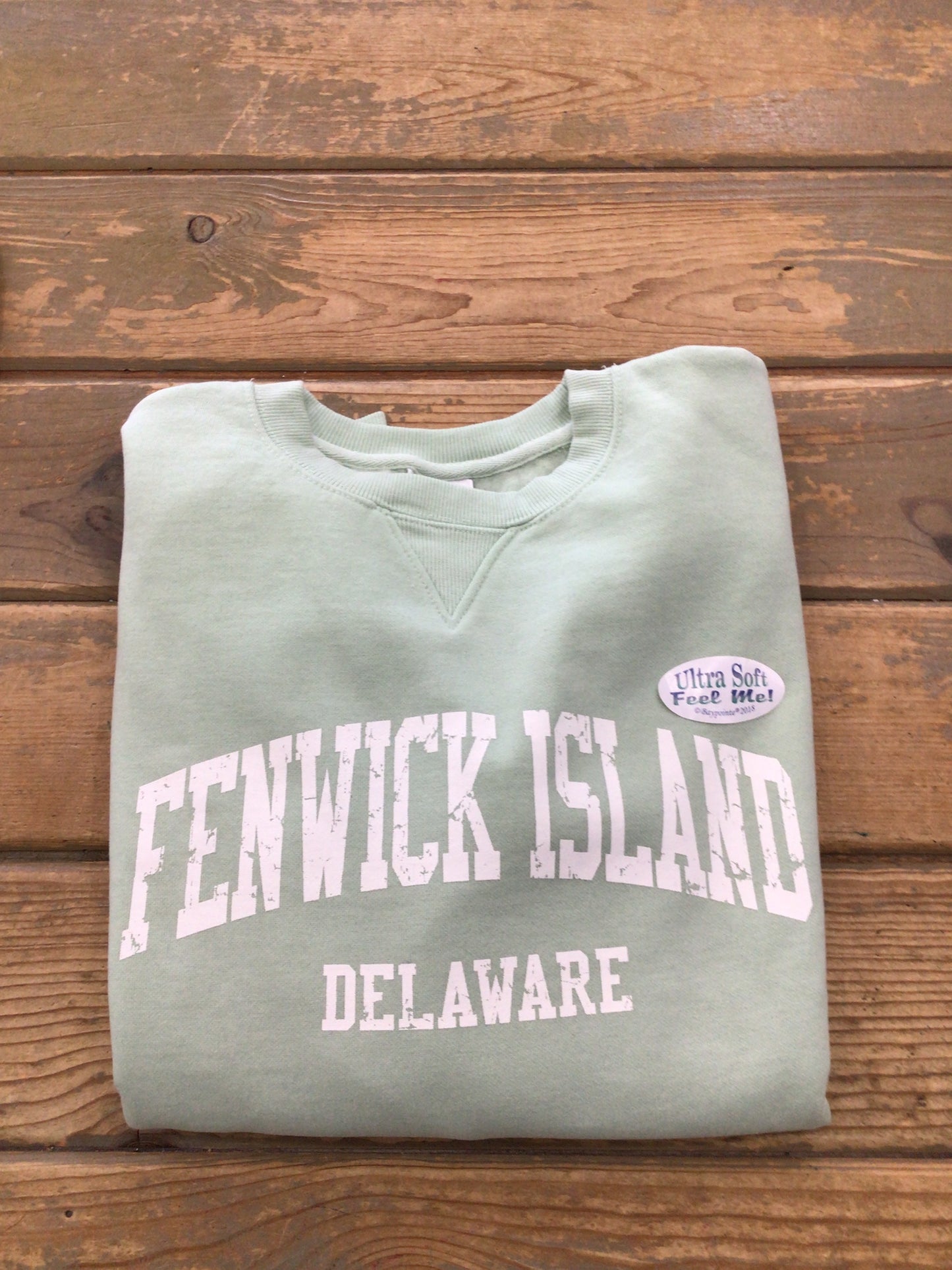 Fenwick Island Delaware Crew Neck Sweatshirt