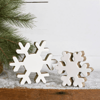Snowflake White Enamel Face