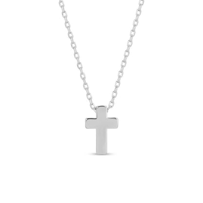 Small Simple Cross Necklace