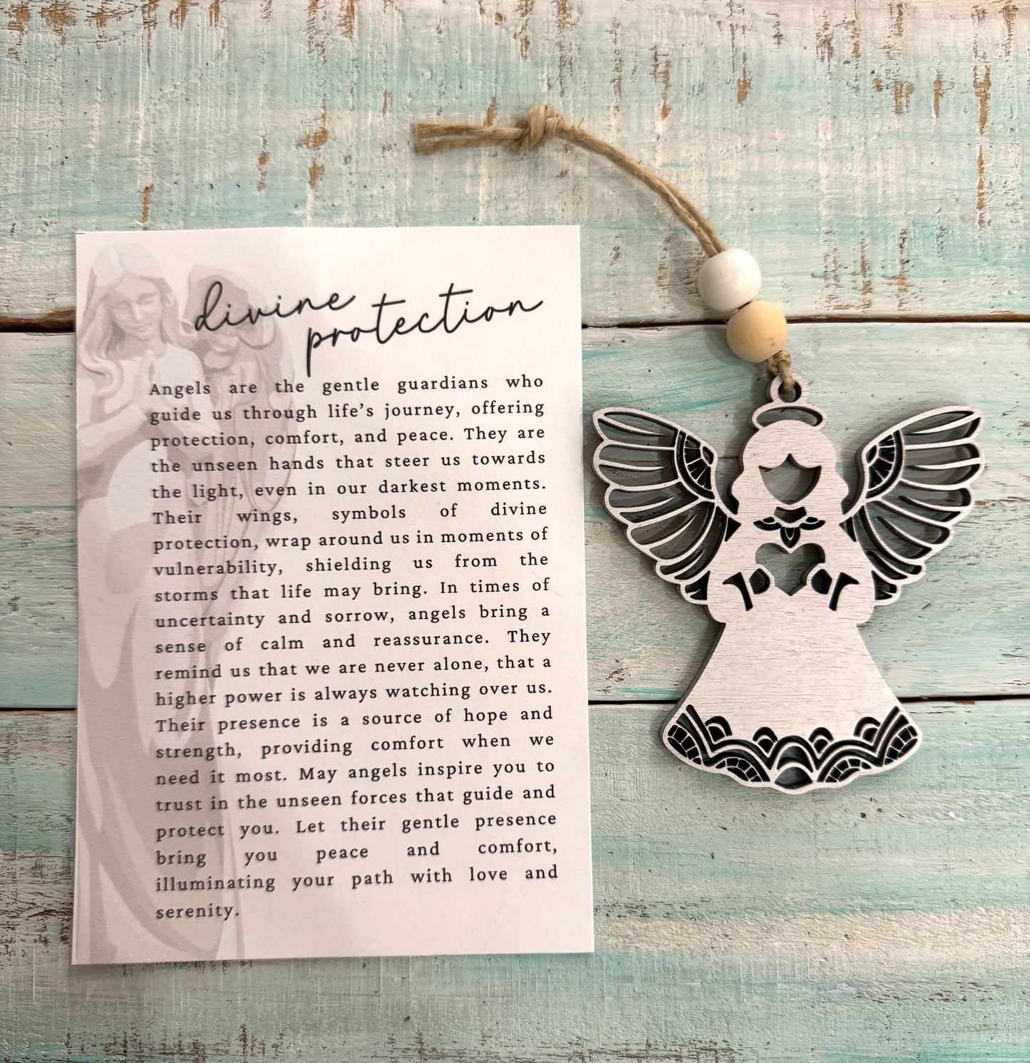 Divine Protection, Angel Story Card