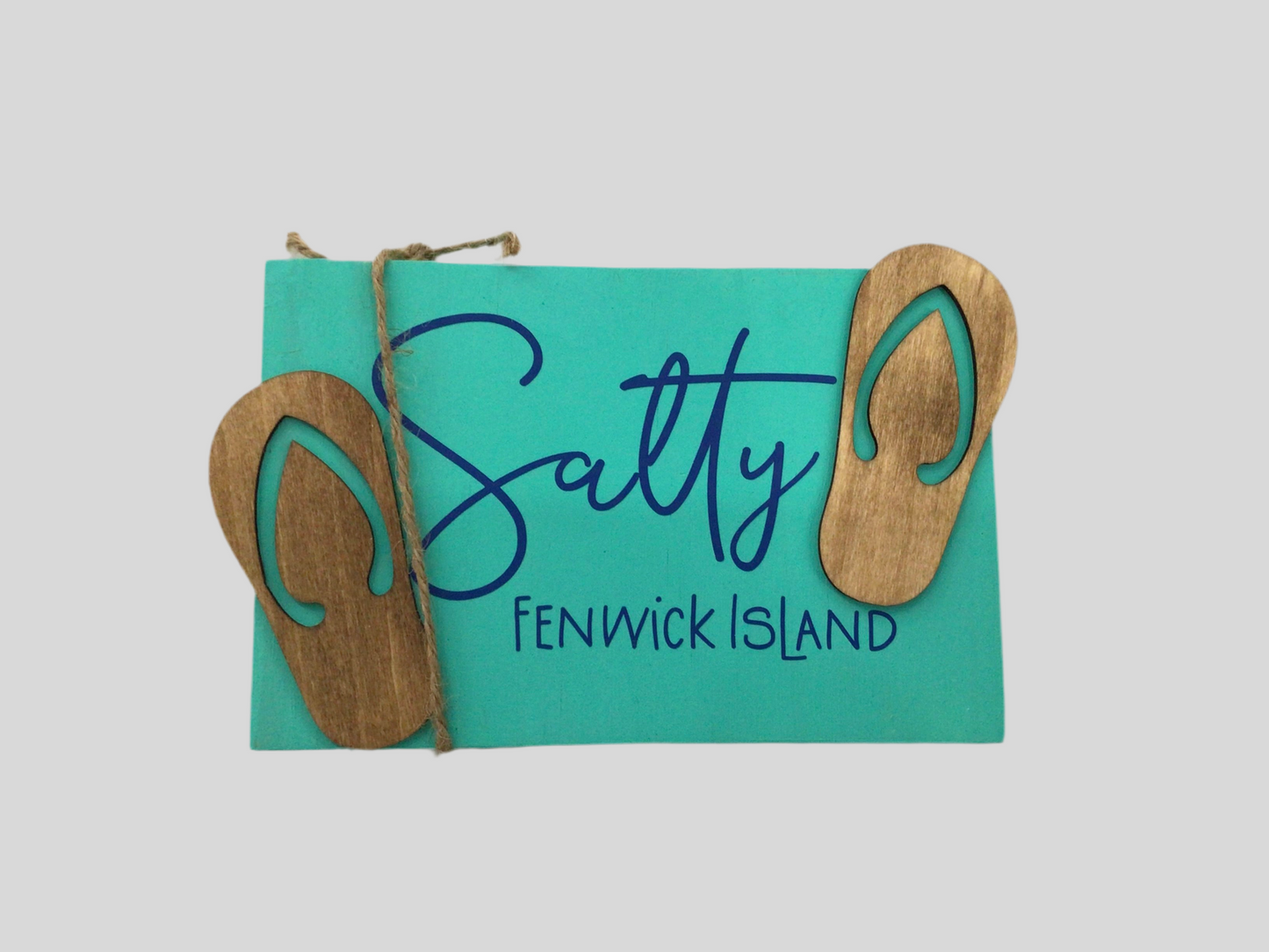 Salty FI Flip Flop Sign  #2561