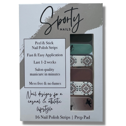 Summer Rodeo Nail Wrap | Gifts for Equestrians | Horse Lover