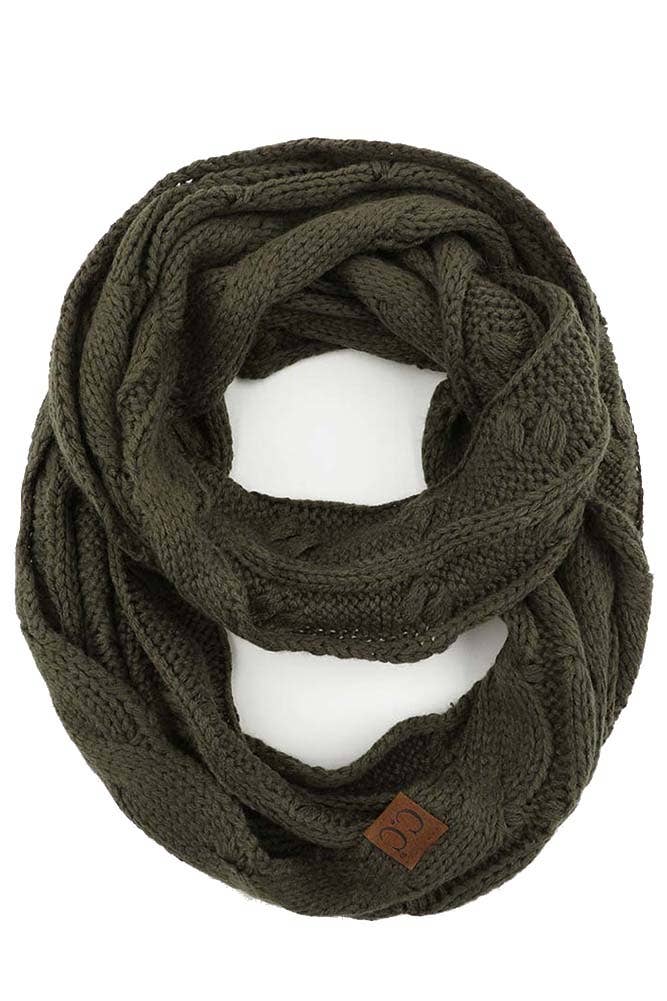 Moss Knitted Scarf
