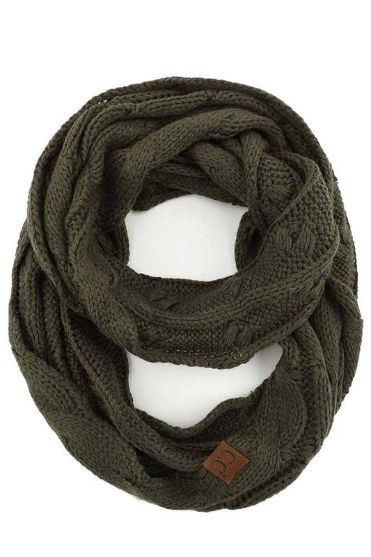 Moss Knitted Scarf