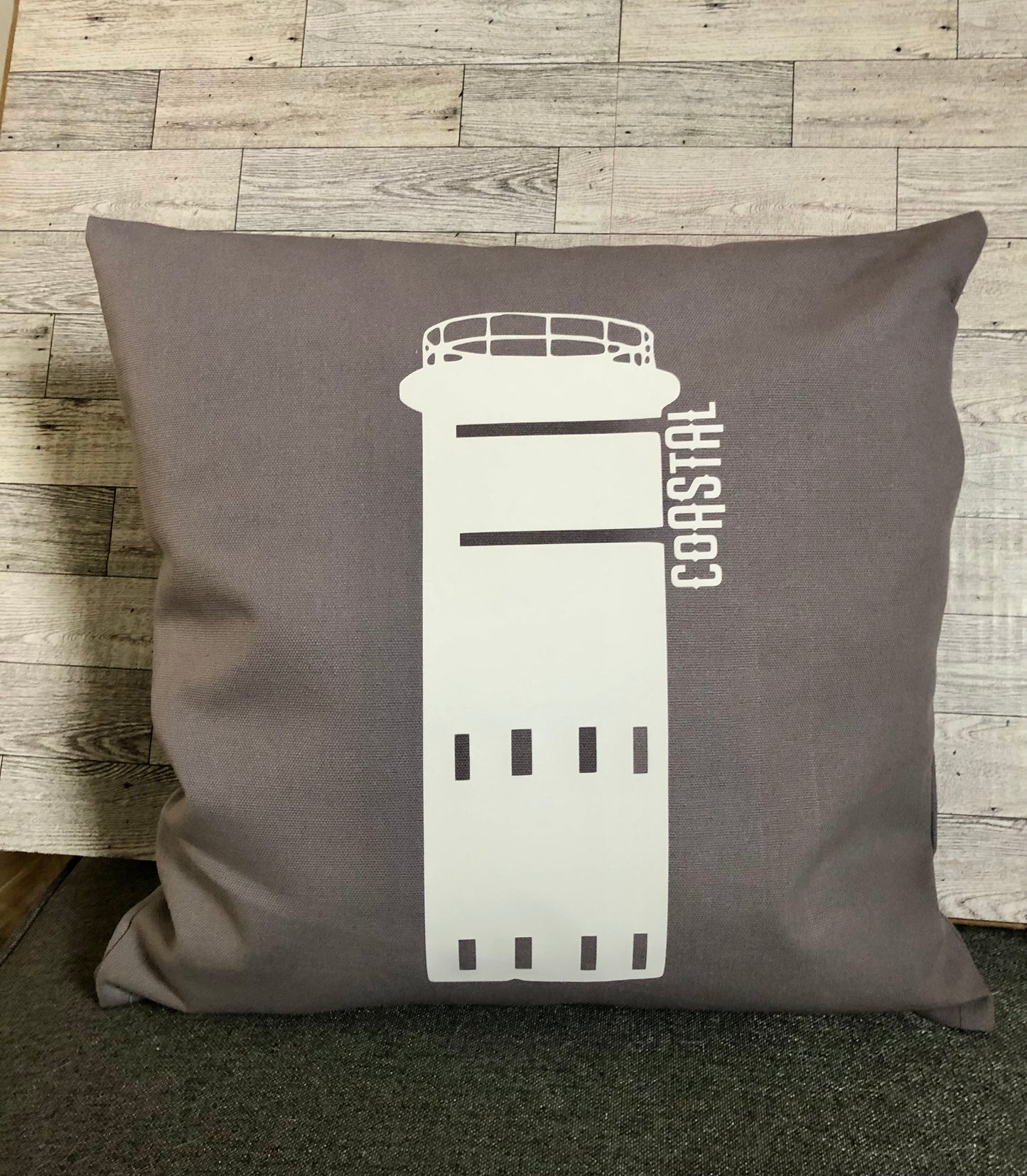 Tower Gray Pillow #2548