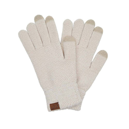 Beige C.C Eco Friendly Chenille Gloves