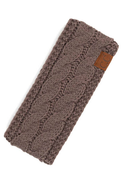 Cardinal Cable Knit Solid Headband