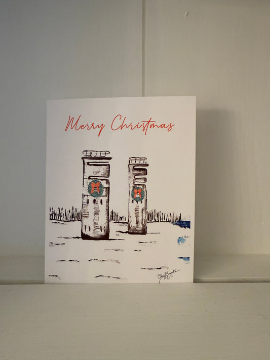Wreath Towers Card