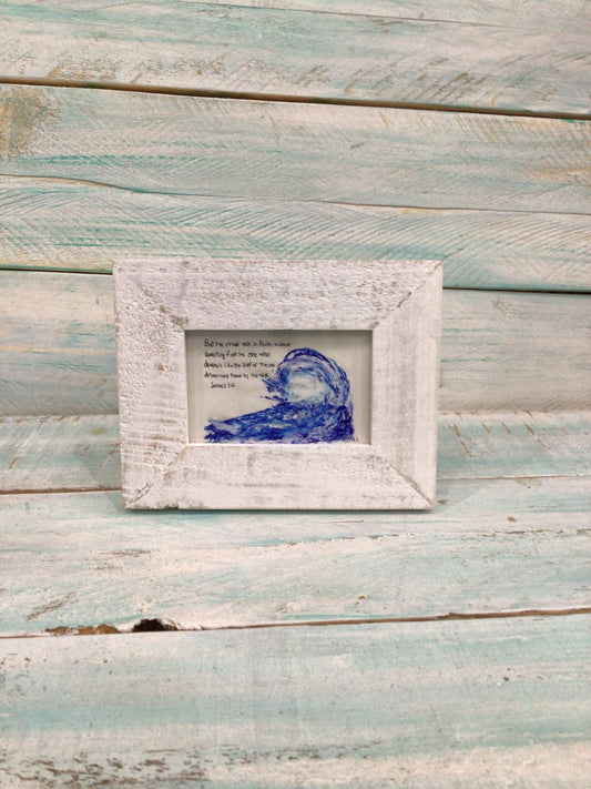 James 1:6 Mini Art by Norah Marie