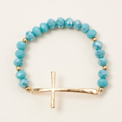 CROSS/CRYSTAL/BRACELET