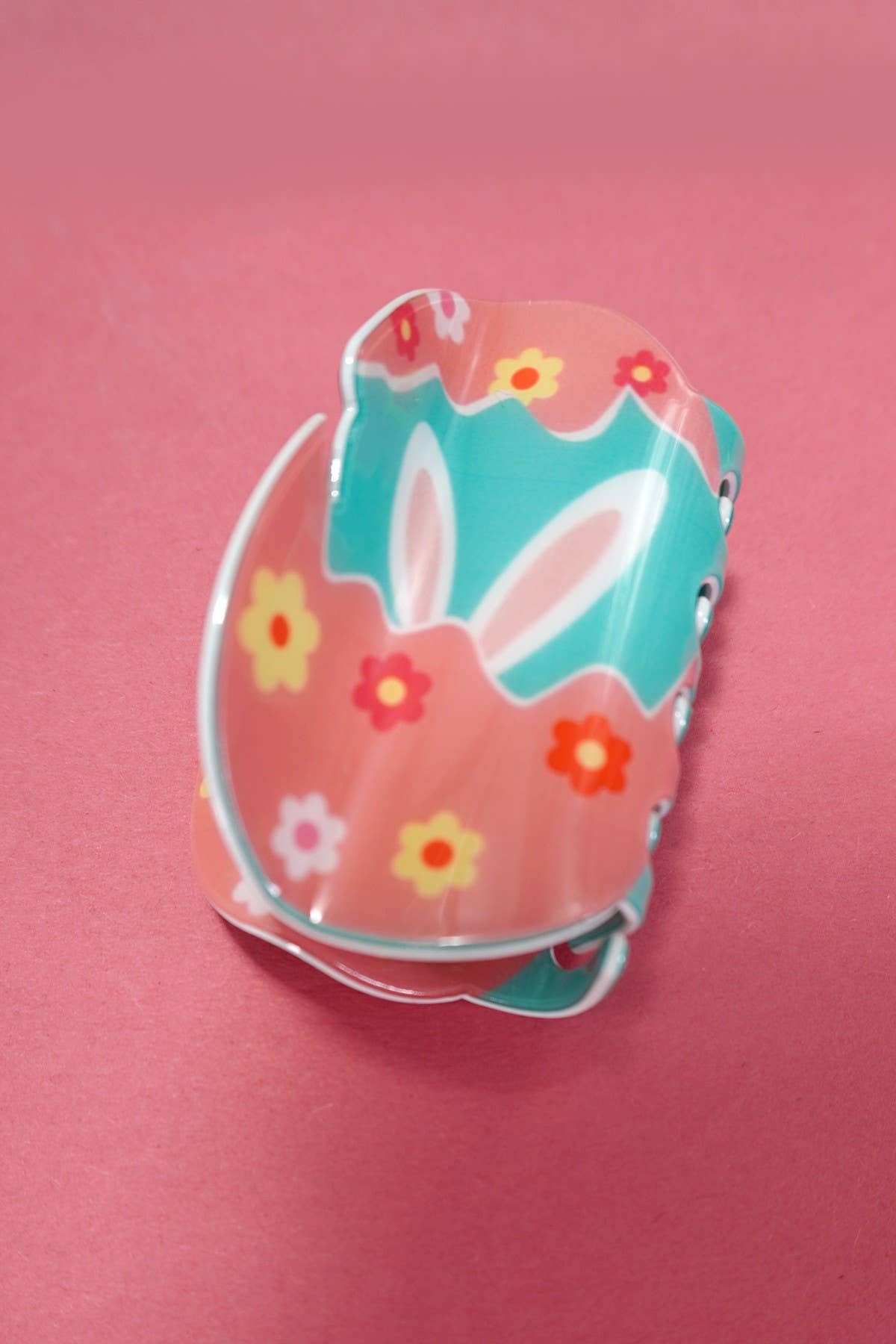 Easter Egg Bunny Hair Claw Clips