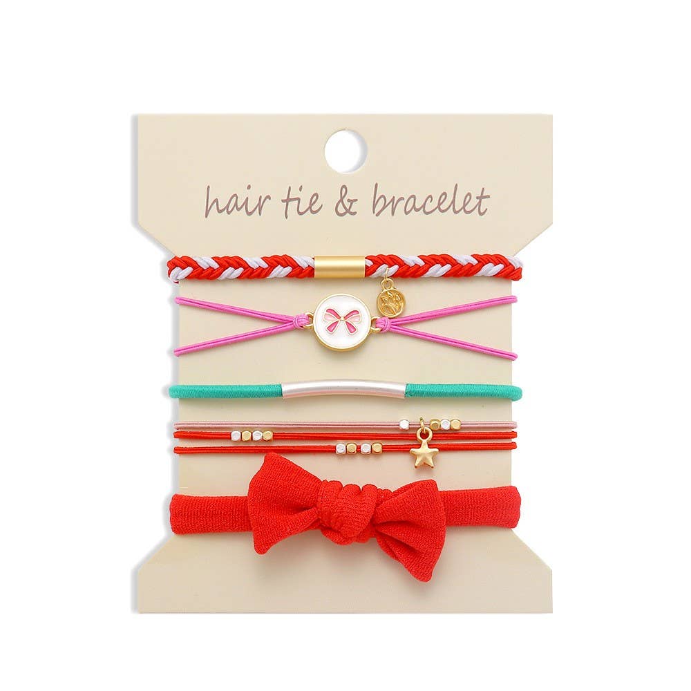 Bows BOHO DUAL FUNCTION KNOT BRACELET HAIR TIES