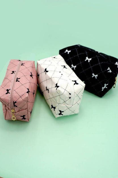 Bow Cosmetic Pouch