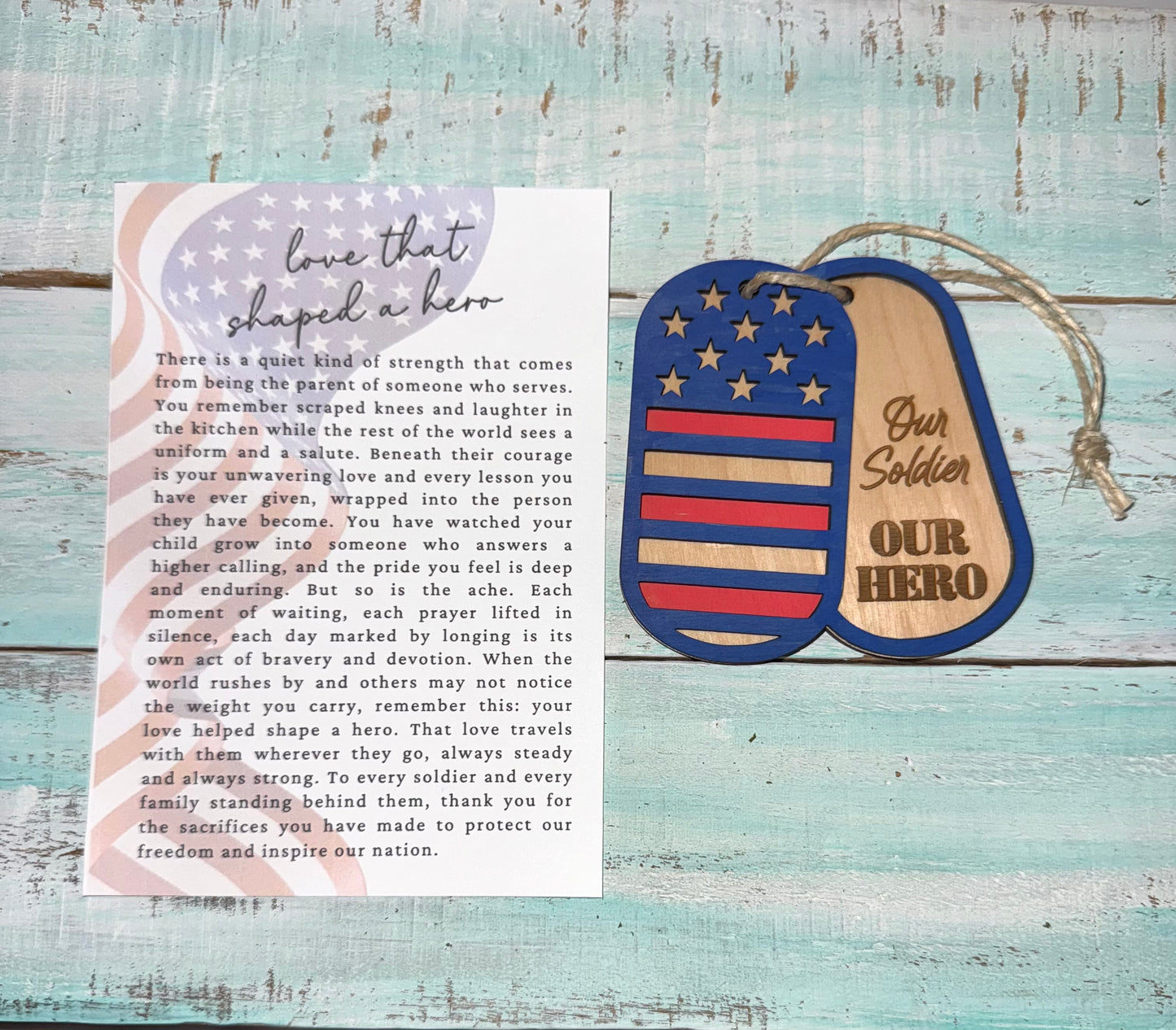 Love that shaped a hero.. Story Card