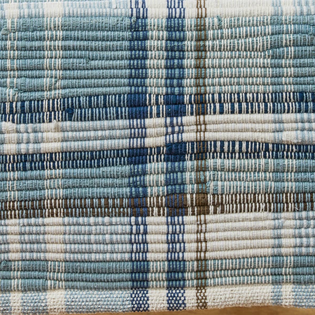 Driftwood Plaid Chindi Runner 54"L