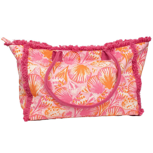 Sanibel Fringe Tote Pink/Apricot/Blossom