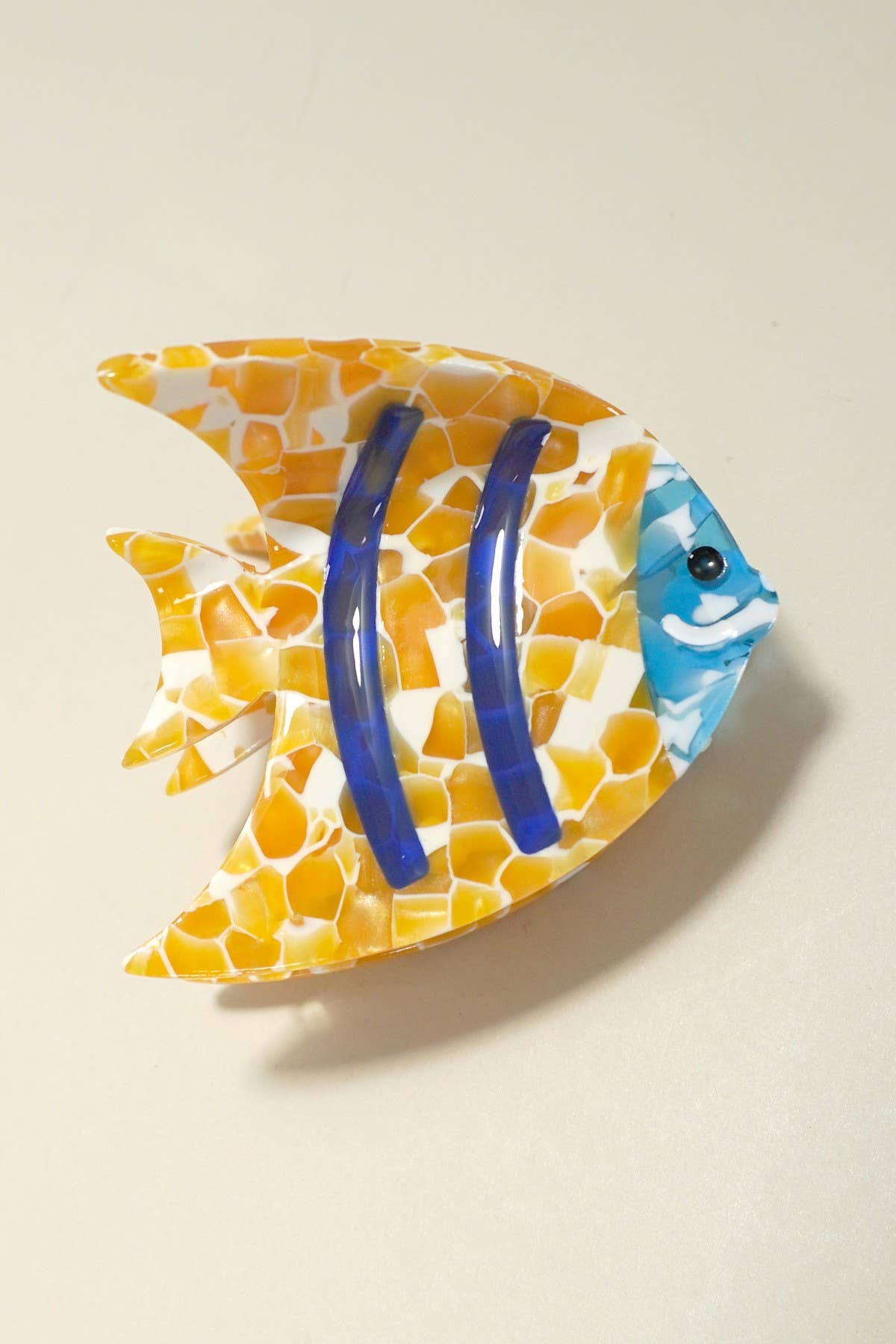 Cellulose Vibrant Ocean Sea Fish Hair Claw Clips