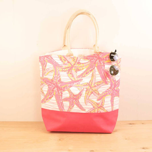 Stella Marina Tropic Tote   Pink/Orchid/Sunburst   20x16.75x6.5