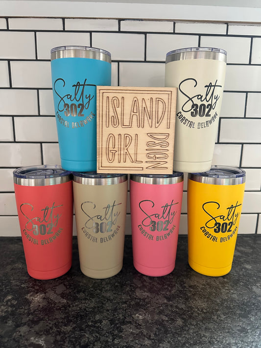 Salty 302 Coastal Delaware Tumbler