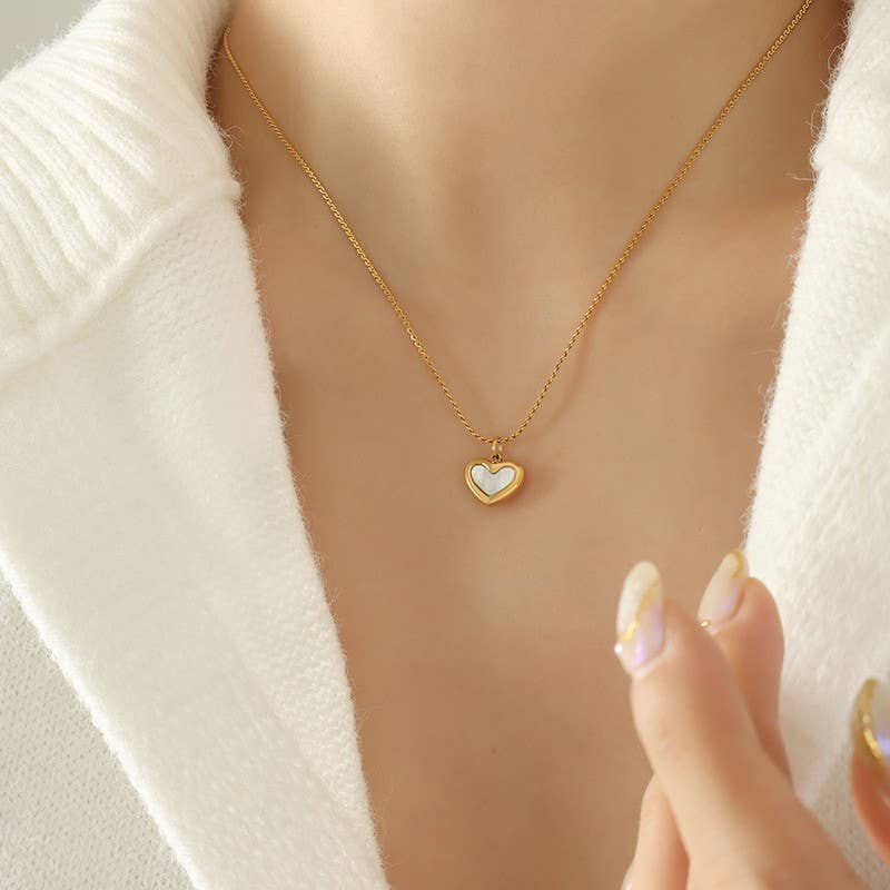 Heart Shell Necklace