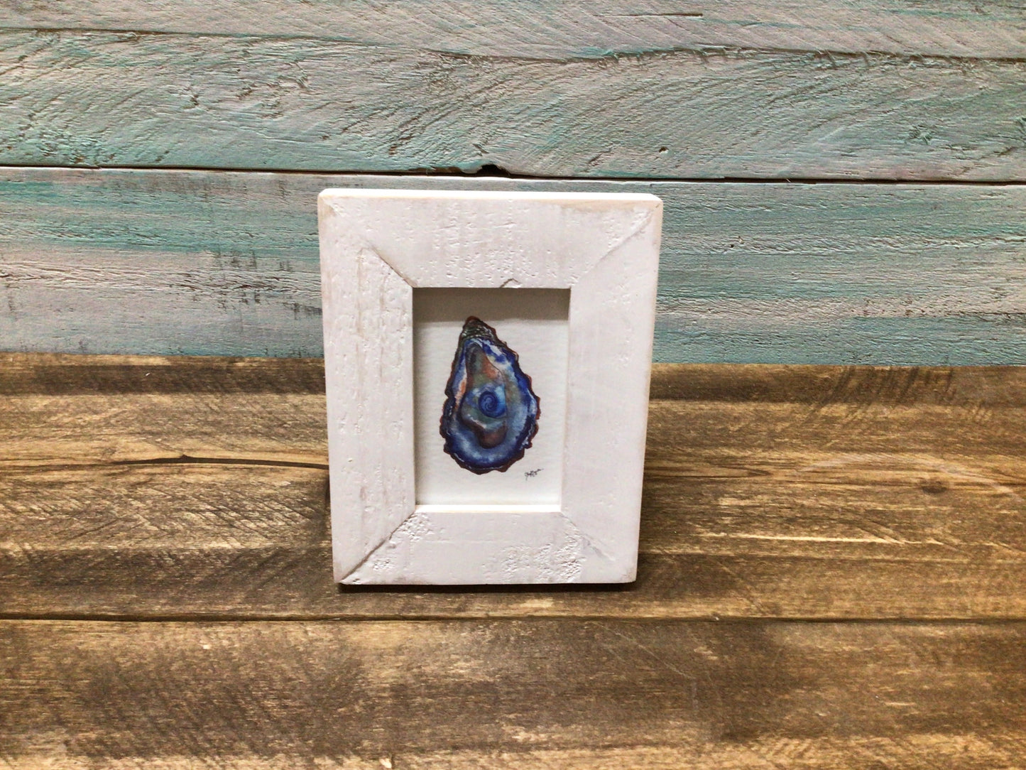 Tidewater Keeper Oyster Mini Art by Cheryl Zapata