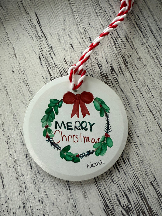 **50 Christmas Wreath Ornament