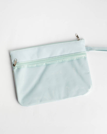 Spyglass Stripe Wet/Dry Bag   Light Blue/Multi   12x9