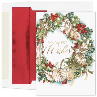 Shells & Berries Boxed Holiday Cards