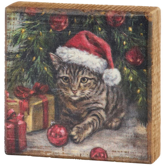 Kitty Mischief Block Sign