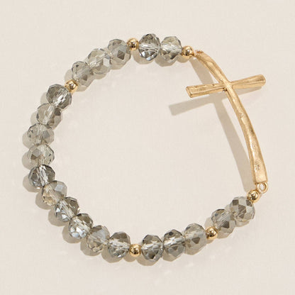 CROSS/CRYSTAL/BRACELET