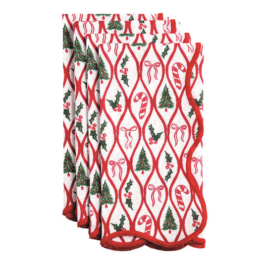 Christmas Pattern Dinner Napkin Set