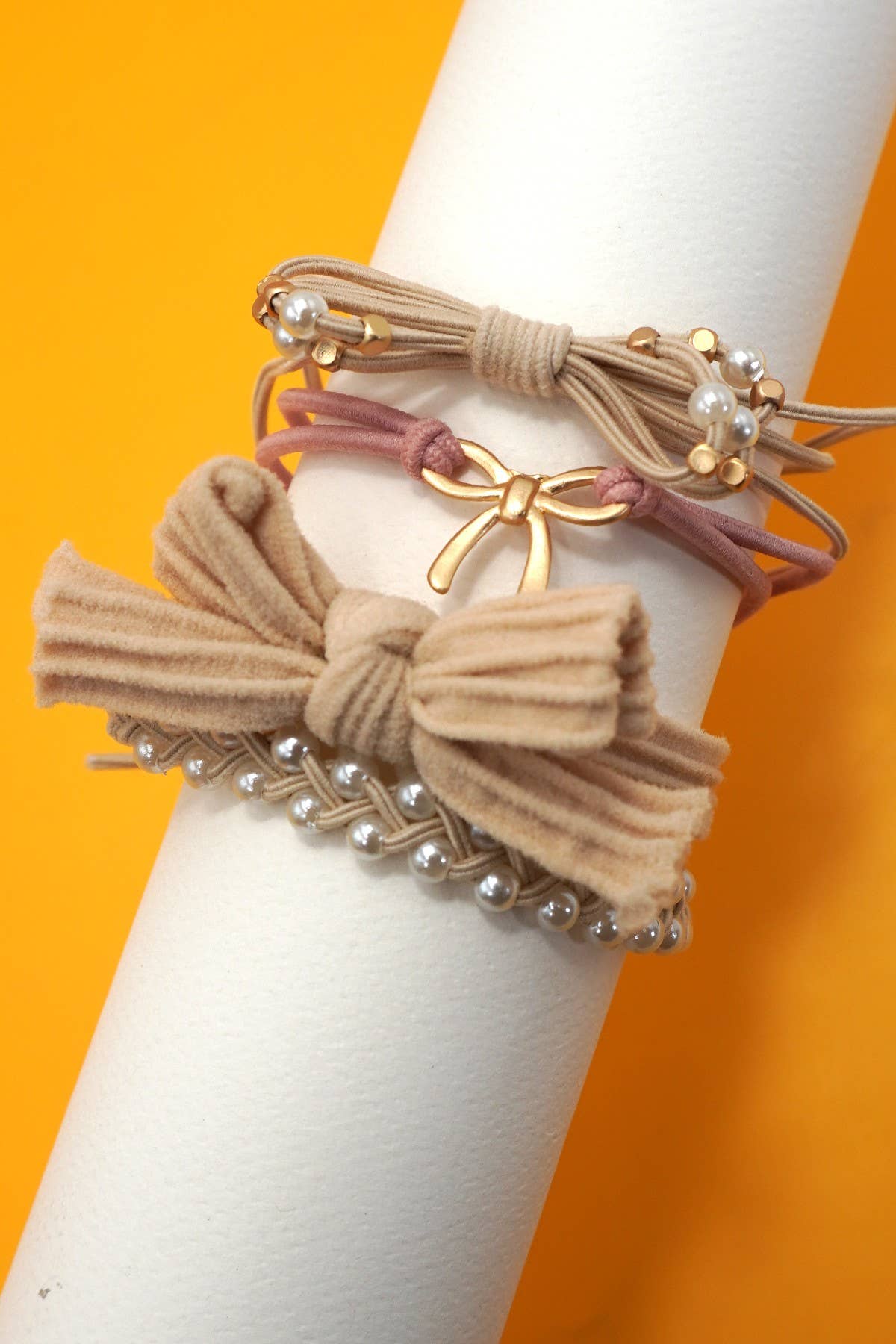 Bows BOHO DUAL FUNCTION KNOT BRACELET HAIR TIES