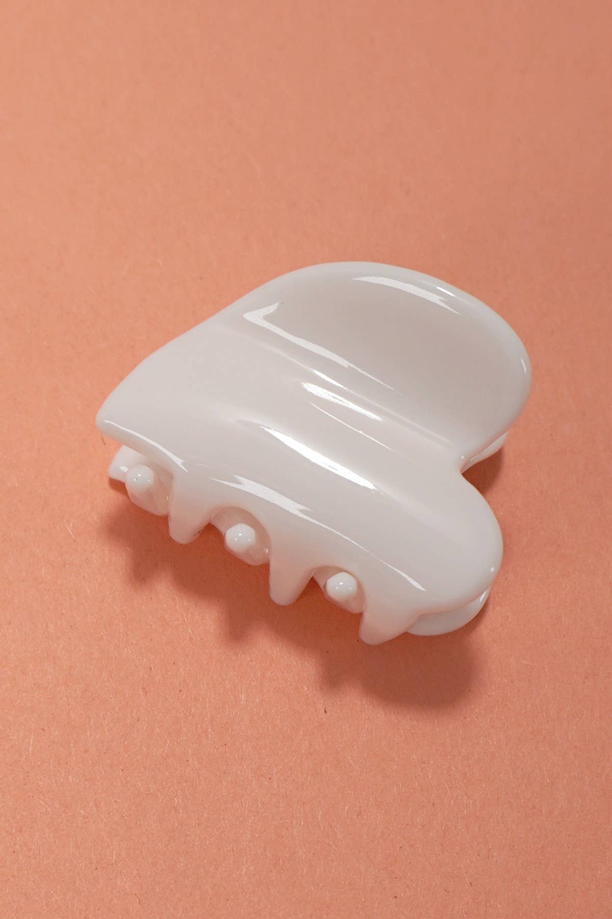 Cellulose Valentine Heart Hair Claw Clip