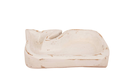 White Whale Dough Bowl Lg.