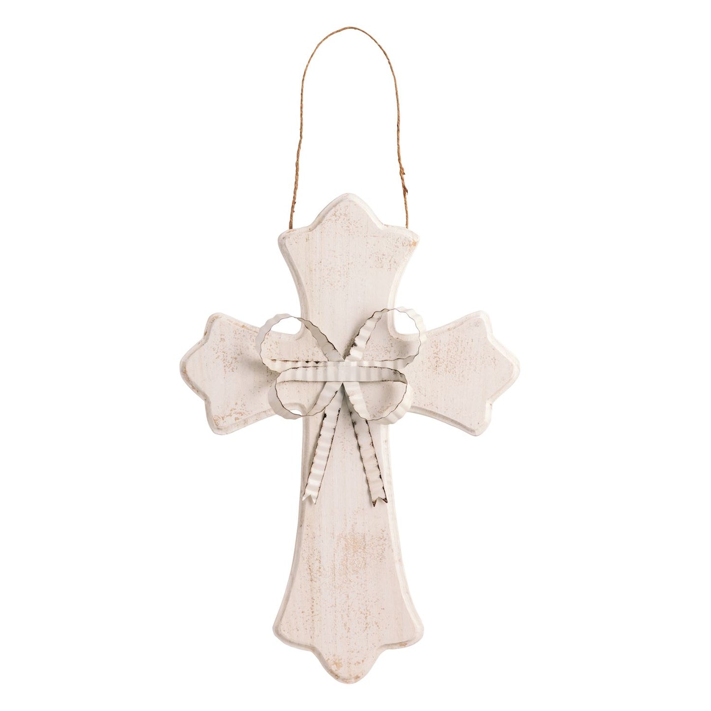 Cross With Bow Door Hanger