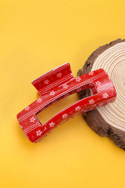 Holiday Jumbo Hair Claw