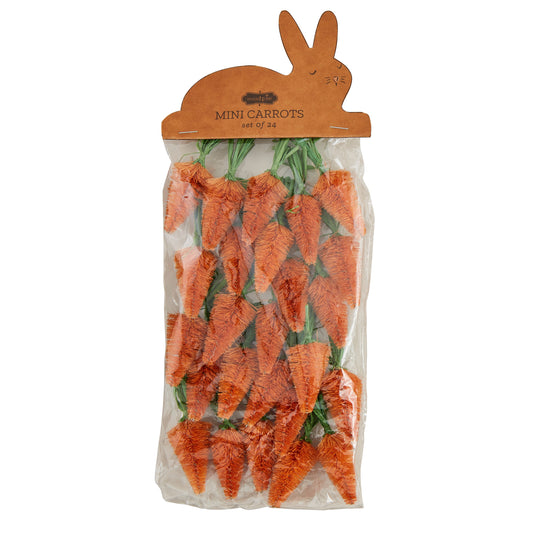 Orange Bottle Brush Carrot Filler