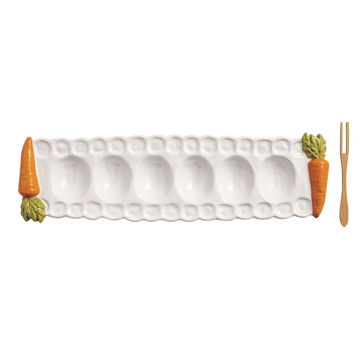 Carrot Easter Deviled Egg Tray Set