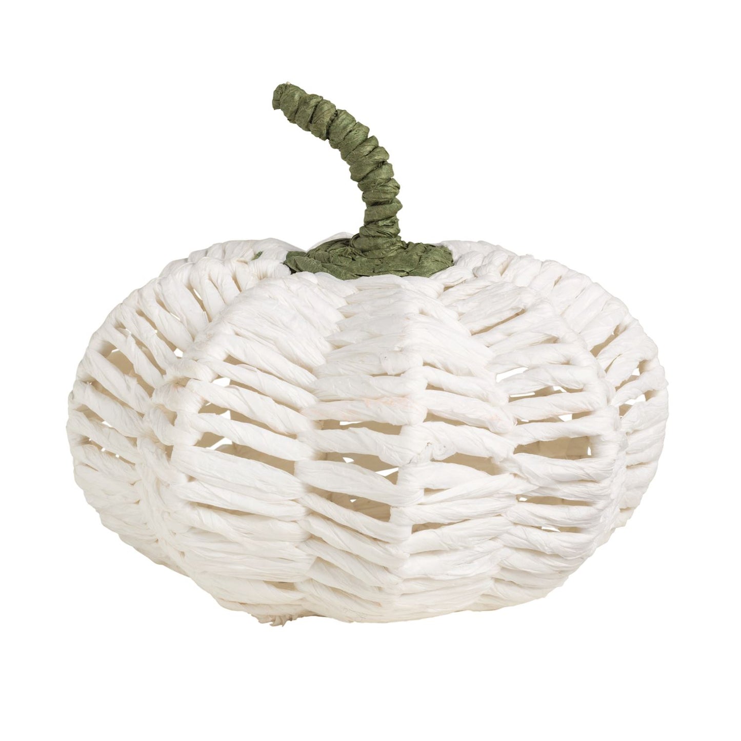 Cream Woven Pumpkin