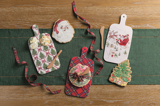 Christmas Melamine Board & Napkin Set