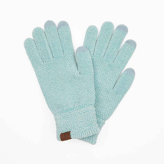 Mint C.C Eco Friendly Chenille Gloves