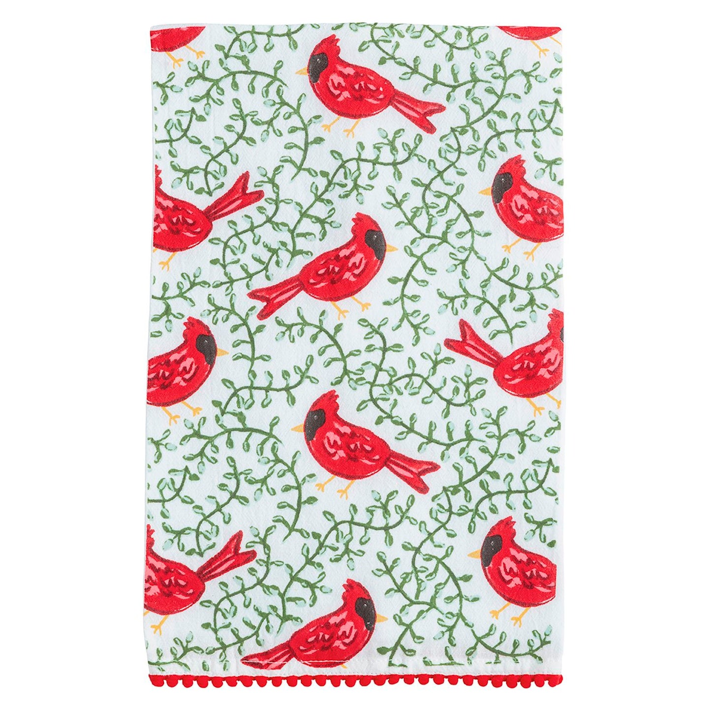 All Over Cardinal Pom Towel